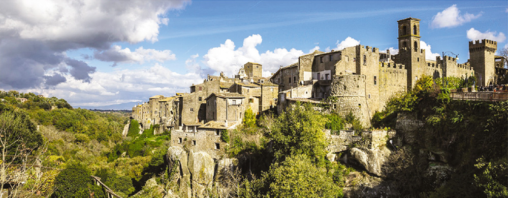 Lazio Region - The picturesque medieval village of Vitorchiano
