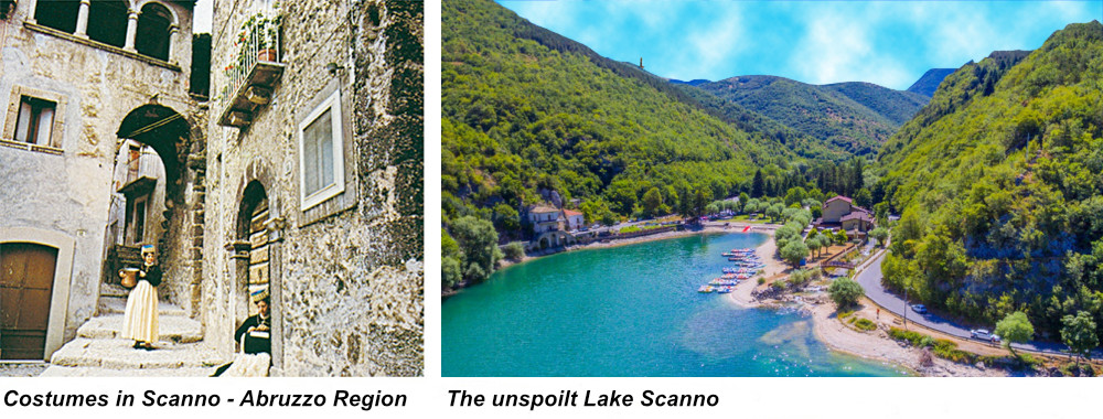 Abruzzo Region - Costumes in Scanno & The unspoilt Lake Scanno